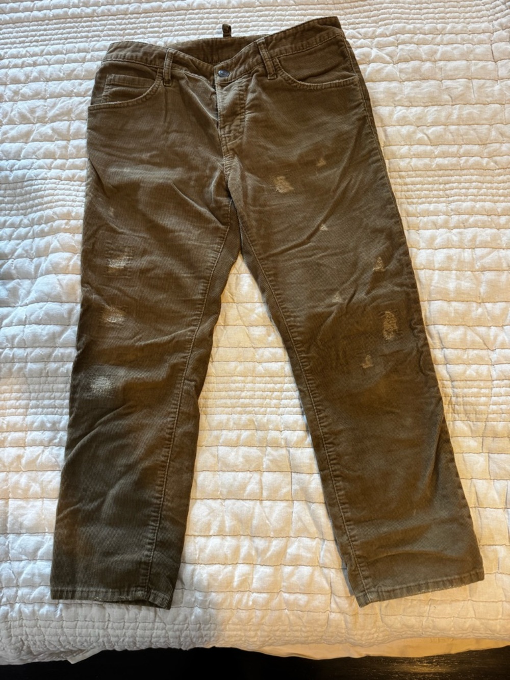 DSQUARED2 Brown Corduroy Pants